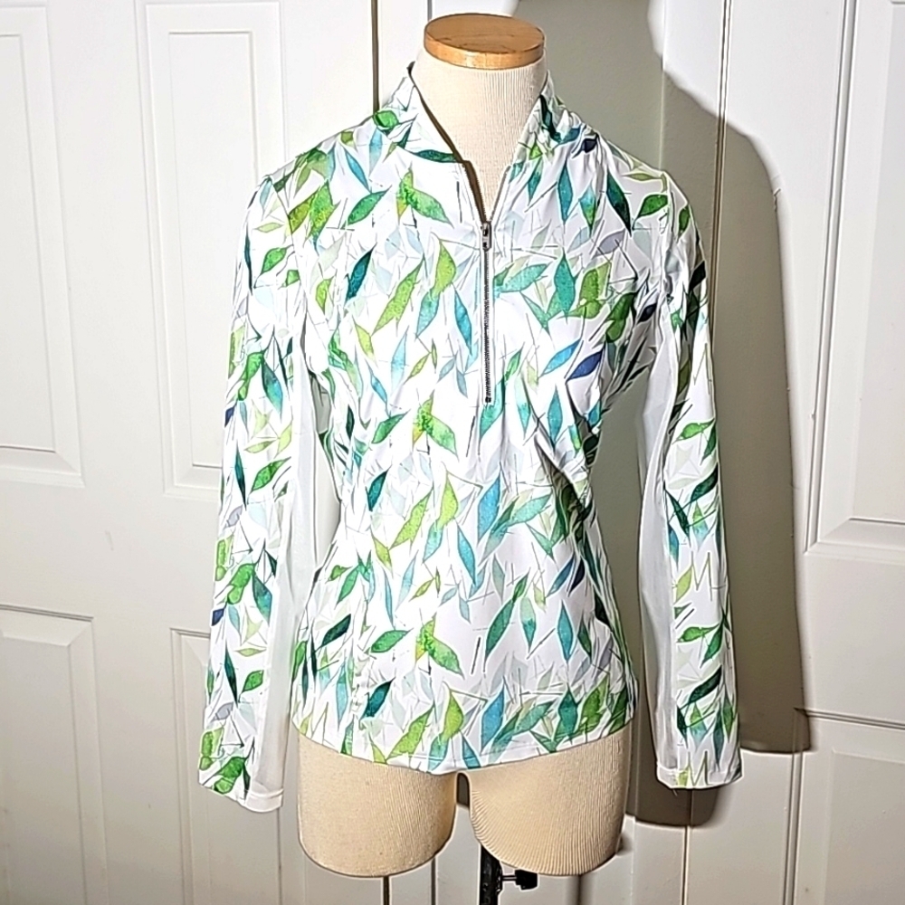 Amy sport golf shirt for women. Size medium. Long sleeves. Henley style …
